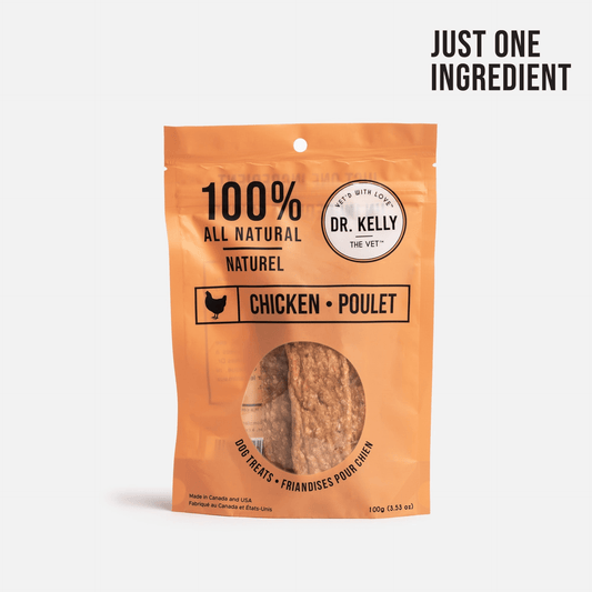 Dog and Pet Stuff 100g / 3.53 oz Dr. Kelly The Vet 100% Natural Dog Treats - Chicken