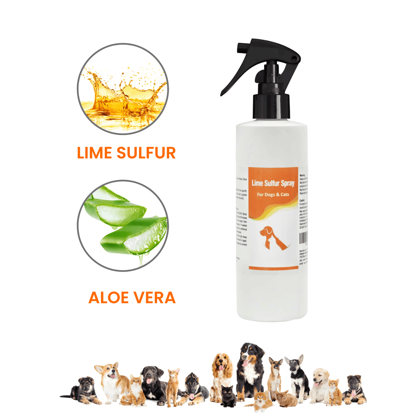 Dog and Pet Stuff 12 oz Lime Sulfur Spray