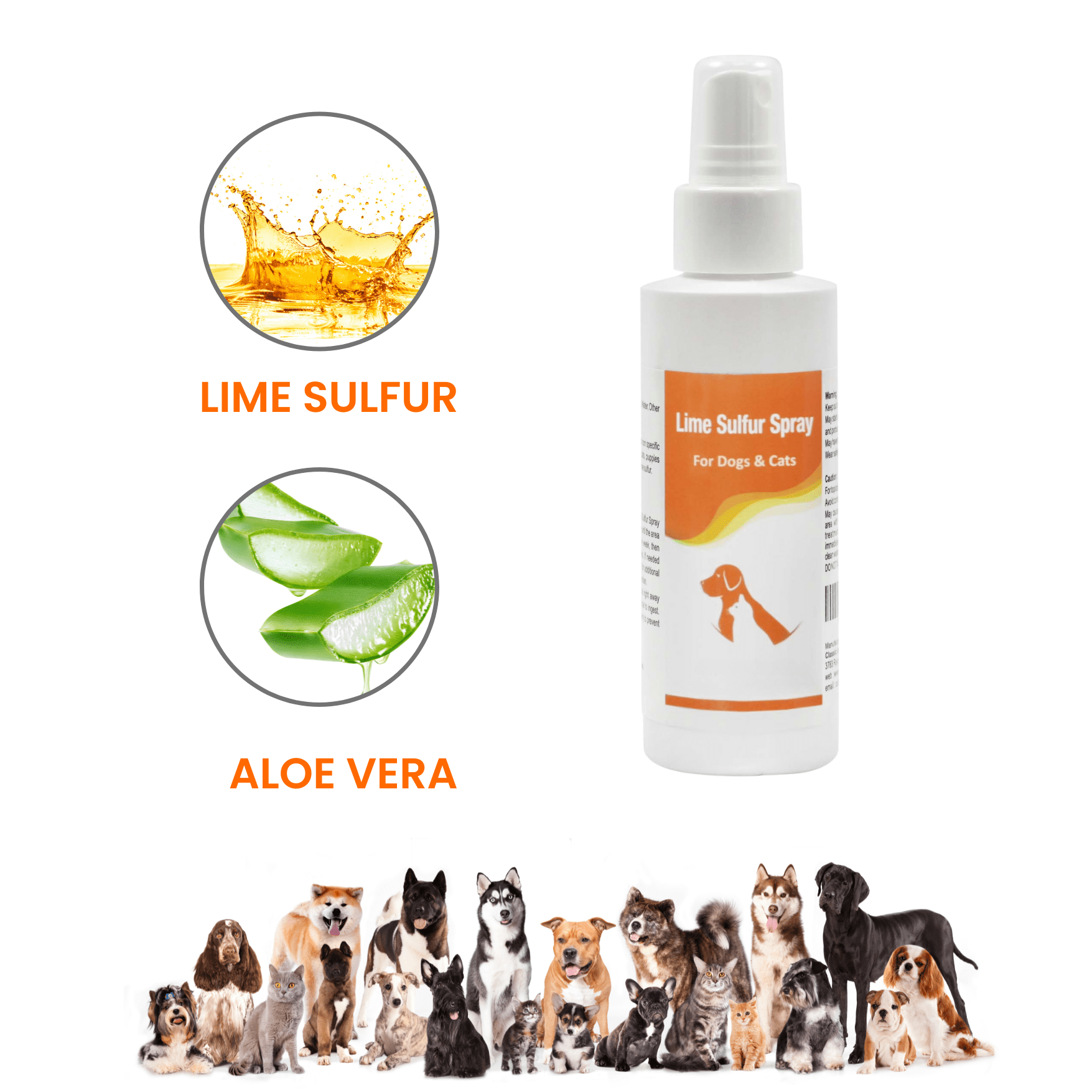 Dog and Pet Stuff 4 oz Lime Sulfur Spray