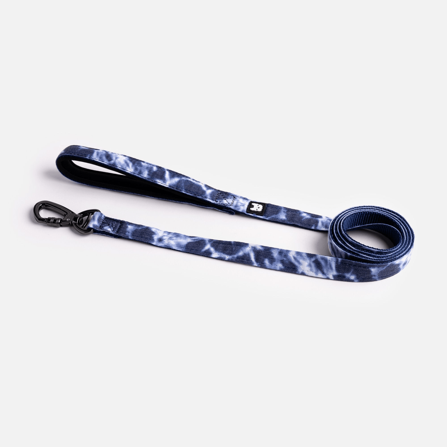 Dog and Pet Stuff 60'' x 1'' Poplin Dog Leash - Blue Tie Dye