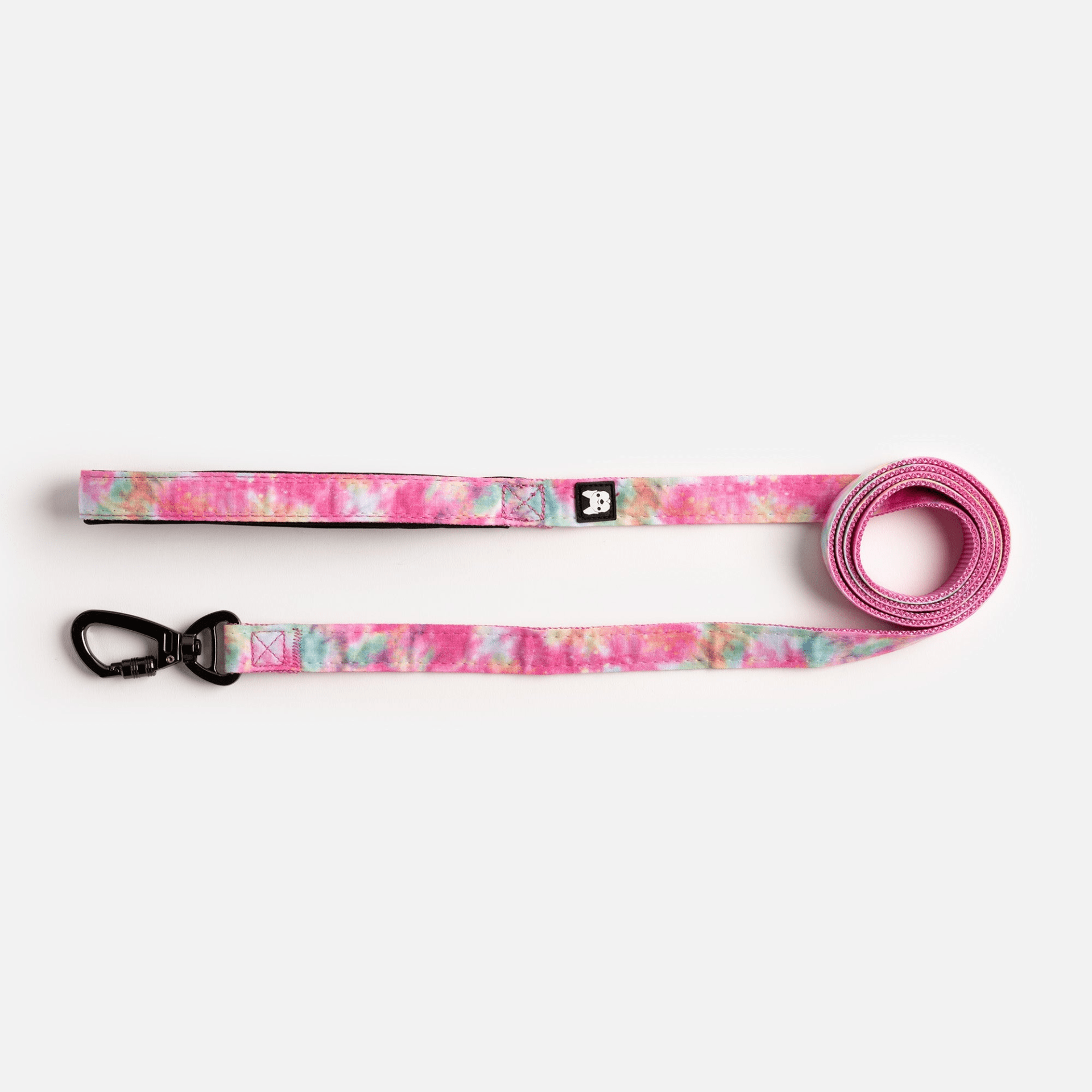 Dog and Pet Stuff 60'' x 1'' Poplin Dog Leash - Pink Tie Dye