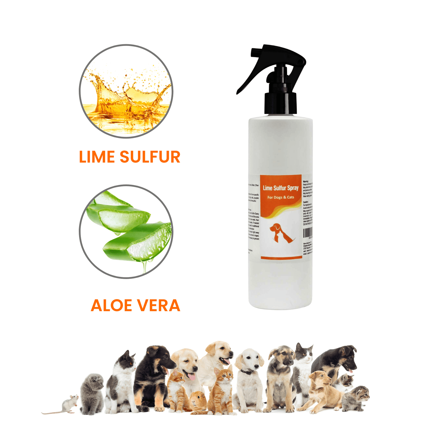 Dog and Pet Stuff 8 oz Lime Sulfur Spray