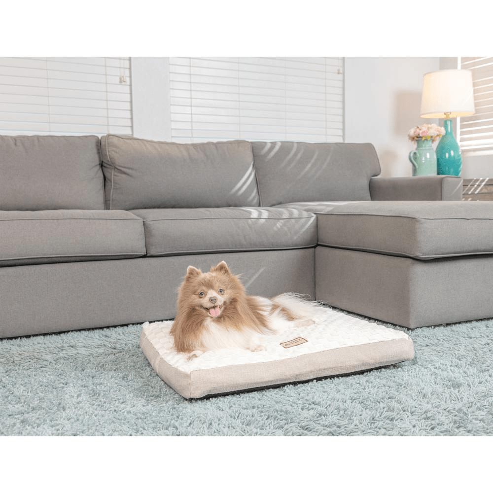 Dog and Pet Stuff Armarkat Mat Model M12HMB/MB-M Medium With Handle, Dog Crate Mat with Poly Fill Cushion & Removable Cover