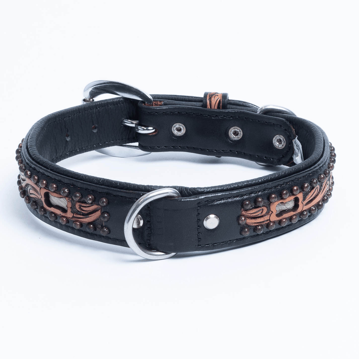 Dog and Pet Stuff Black / 18" x 1" Dog collar - San Antonio
