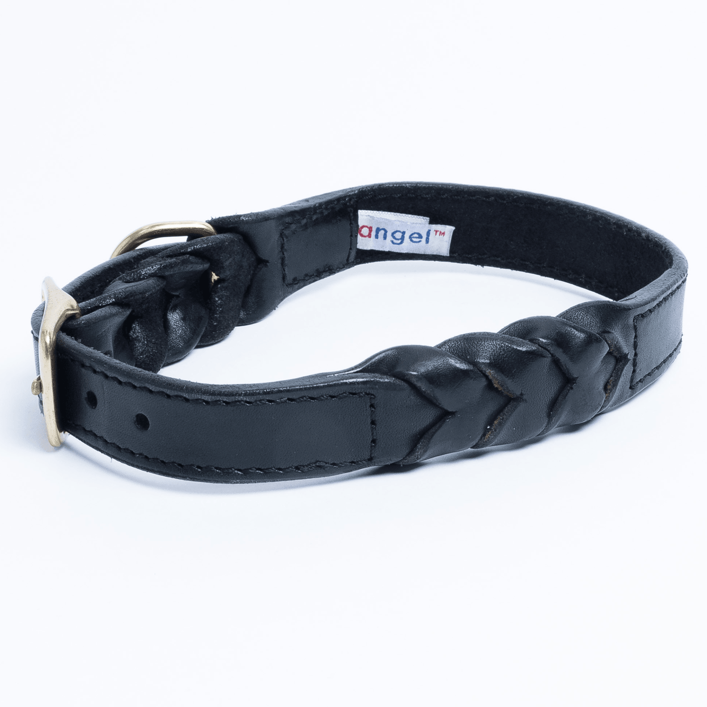 Dog and Pet Stuff Black / 22” x 1” Braided Collar