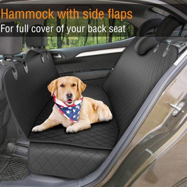 Dog and Pet Stuff Black with Black / 137X147 Pet Car Seat Cover