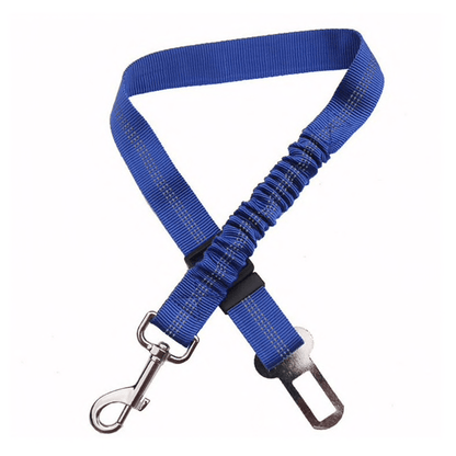 Dog and Pet Stuff Blue Car Elastic Safety Leash