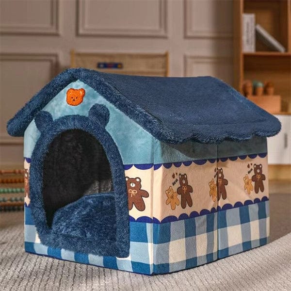 Dog and Pet Stuff Blue / S Verneza Foldable Pet House