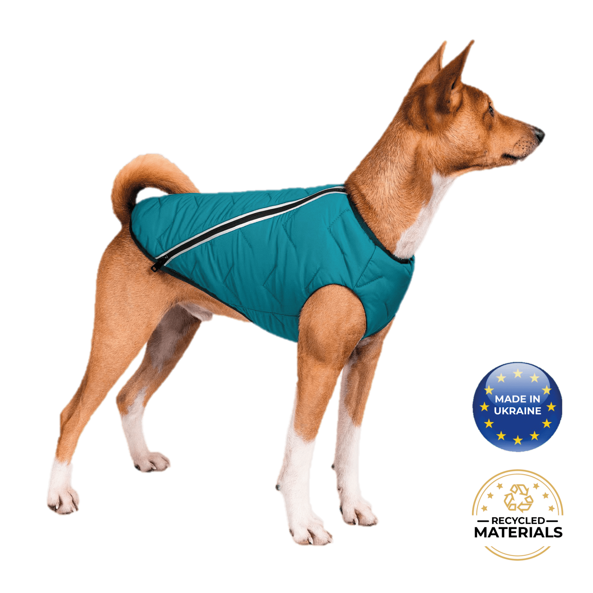 Dog and Pet Stuff Blue / XS Sustainable Eco-Friendly Dog Jacket / Vest - Made in Ukraine