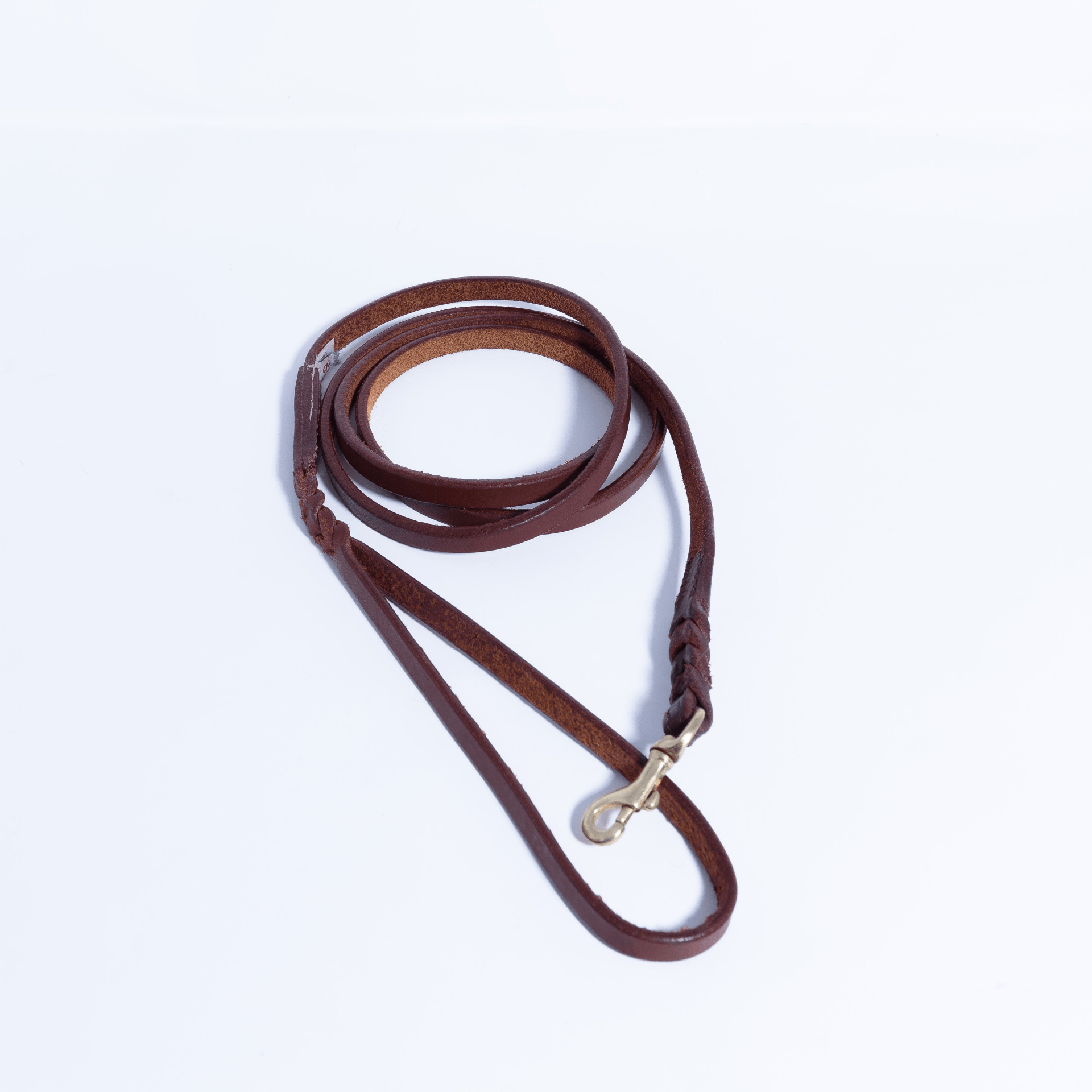 Dog and Pet Stuff Brown / 6’ x 1/2” Braided Leash