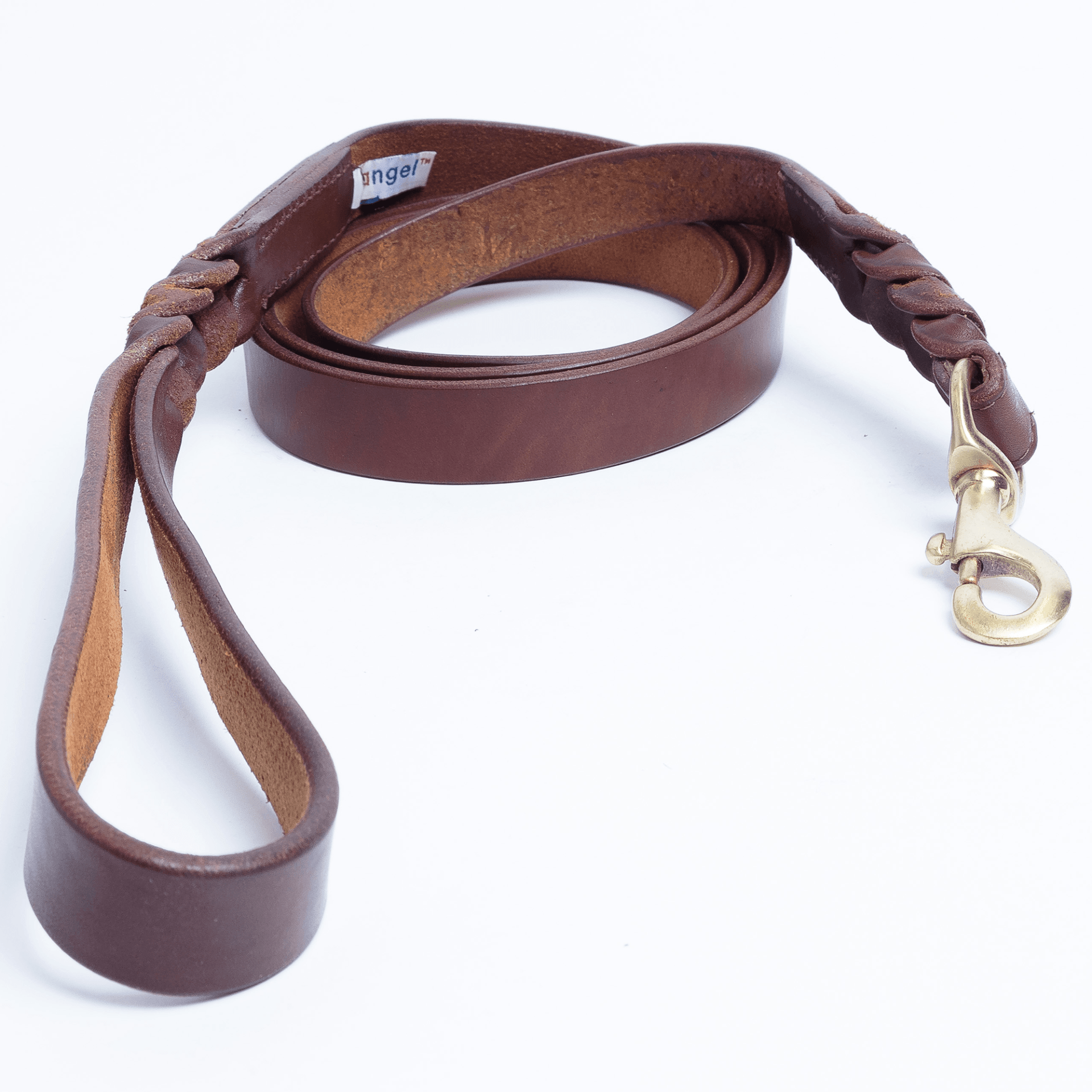 Dog and Pet Stuff Brown / 6’ x 1” Braided Leash