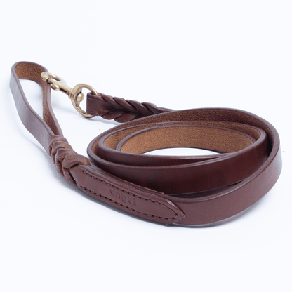 Dog and Pet Stuff Brown / 6’ x 3/4” Braided Leash