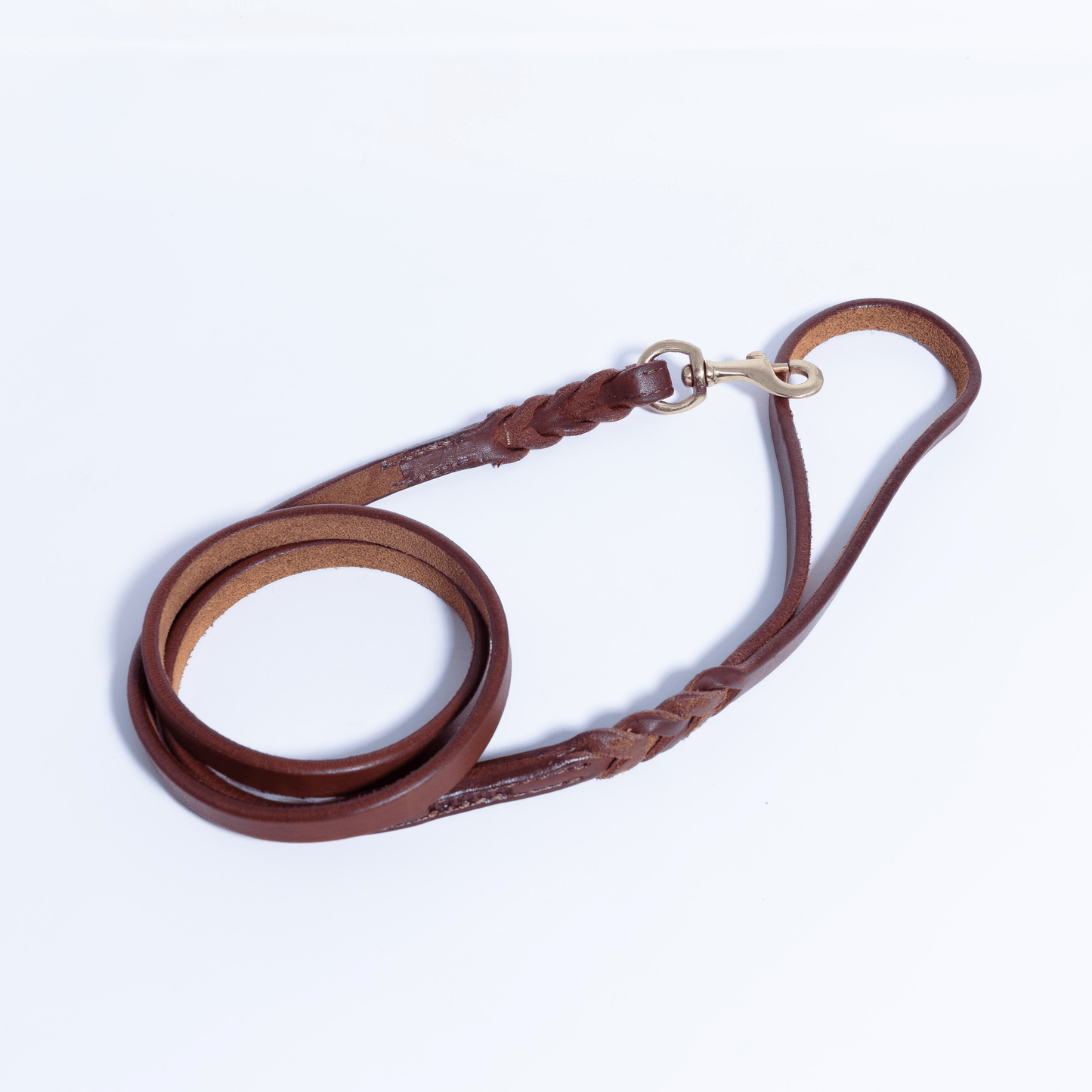 Dog and Pet Stuff Brown / 6’ x 3/8” Braided Leash