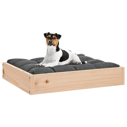 Dog and Pet Stuff Brown Dog Bed 20.3"x17.3"x3.5" Solid Wood Pine