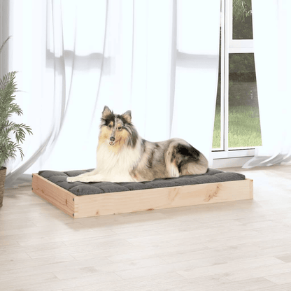 Dog and Pet Stuff Brown Dog Bed 36"x25.2"x3.5" Solid Wood Pine