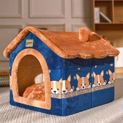 Dog and Pet Stuff Brown / S Verneza Foldable Pet House