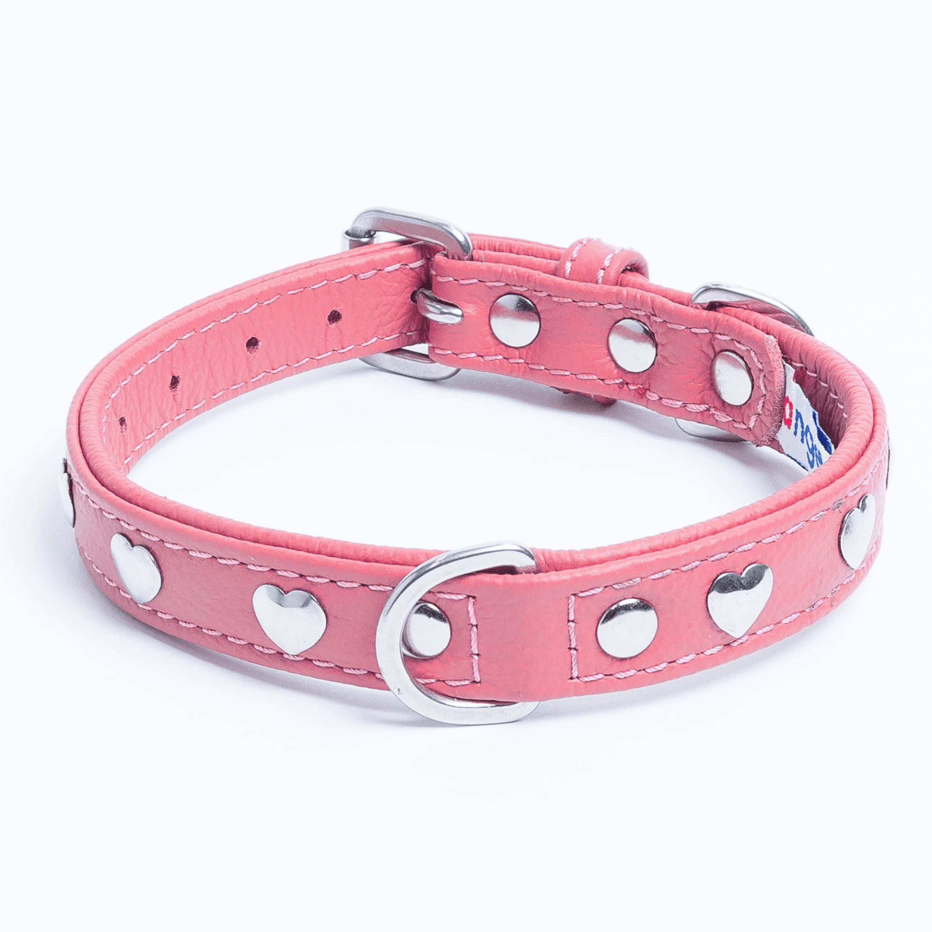 Dog and Pet Stuff Bubblegum Pink / 14” x 3/4” Rotterdam Hearts