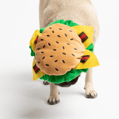 Dog and Pet Stuff Burger Wig Dog Costume