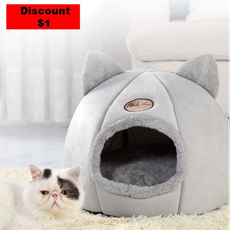 Dog and Pet Stuff Cat Bed Pet Nest with Inside Cushion