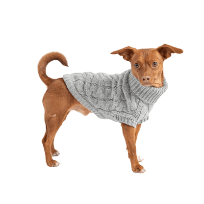 Dog and Pet Stuff Chalet Sweater - Grey