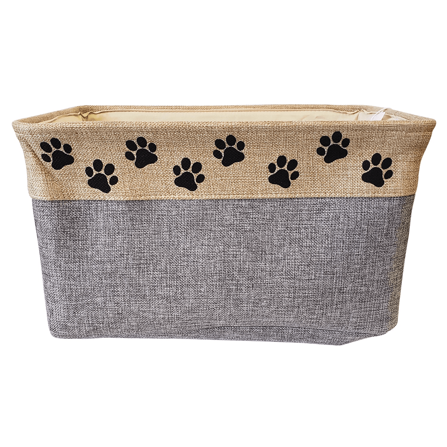 Dog and Pet Stuff Collapsible Fabric Pet Toy Storage Basket - Dog Toy Bin