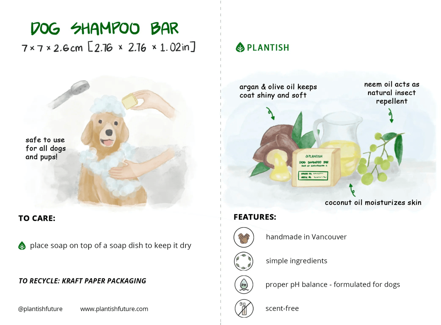 Dog and Pet Stuff Default Dog Shampoo Bar