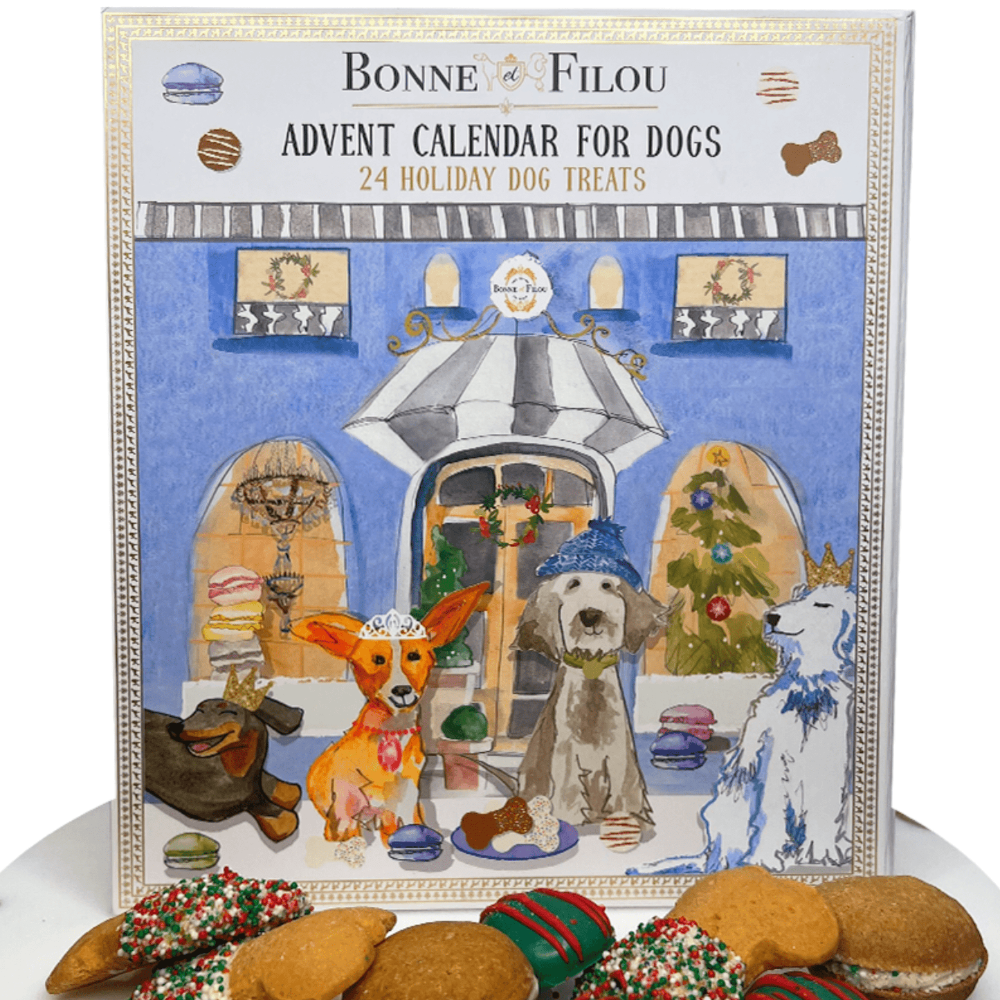 Dog and Pet Stuff Default Dog Treats Advent Calendar - 24 Holiday Treats for Dogs