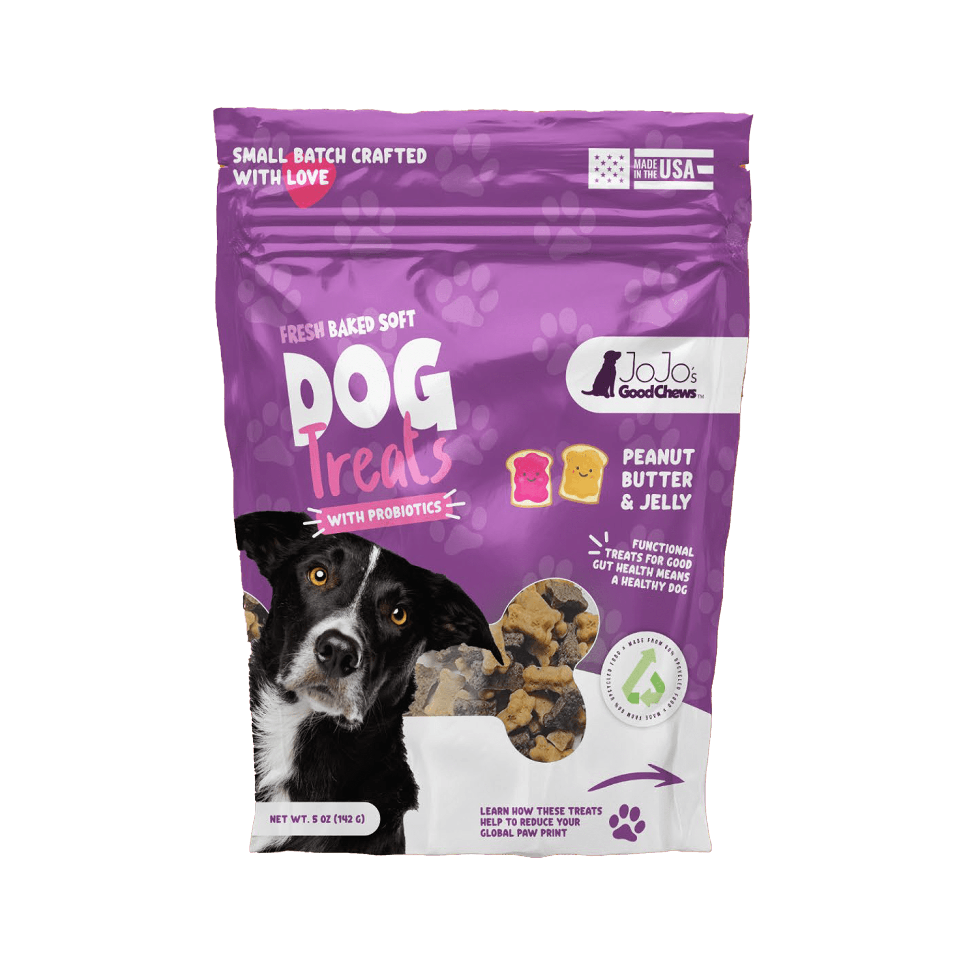 Dog and Pet Stuff Default Fresh Baked Peanut Butter and Jelly Soft Dog Chew Treats (2-Pack)