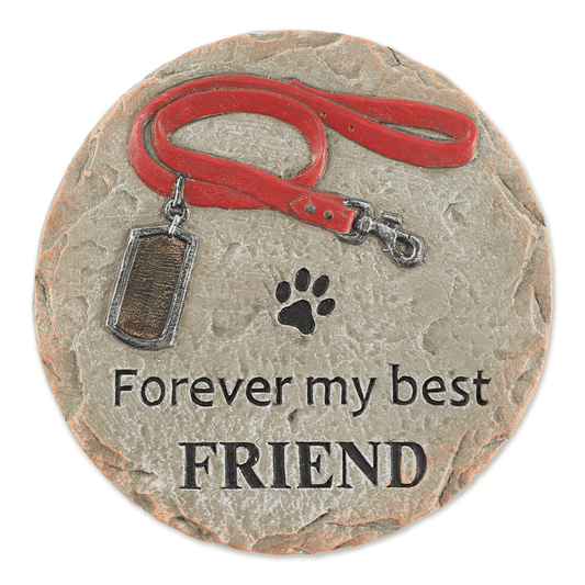 Dog and Pet Stuff Default Pet Memorial Stepping Stone - Forever My Best Friend