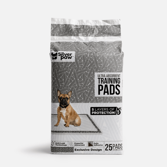 Dog and Pet Stuff Default Printed Dog Training Pads - Black & White - 25 ct