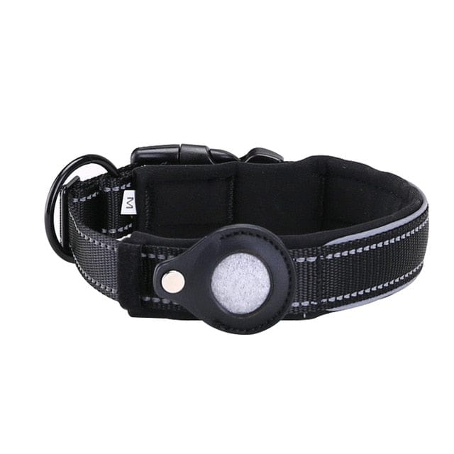 Dog and Pet Stuff Dog Collar Black / L(43-50cm) Anti-Lost Pet Dog Collar