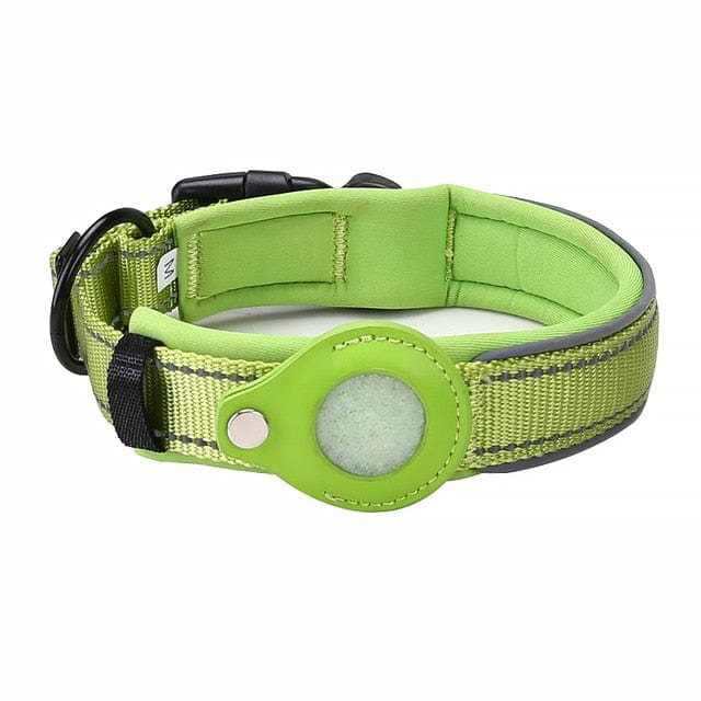 Dog and Pet Stuff Dog Collar Green / S(30-37cm) Anti-Lost Pet Dog Collar