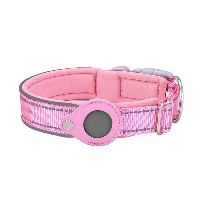 Dog and Pet Stuff Dog Collar Pink / L(43-50cm) Anti-Lost Pet Dog Collar