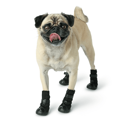 Dog and Pet Stuff Elasto-fit Dog Boots - Black