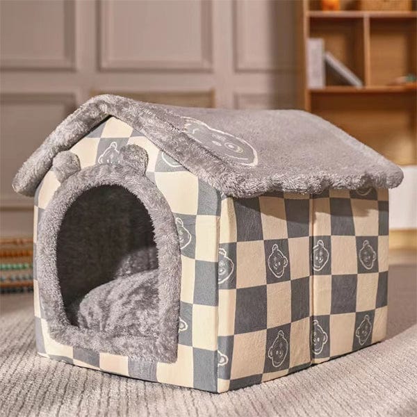 Dog and Pet Stuff Grey / S Verneza Foldable Pet House