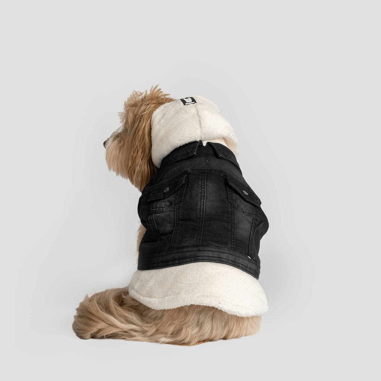 Dog and Pet Stuff Justin - Denim Dog Jacket (Black)