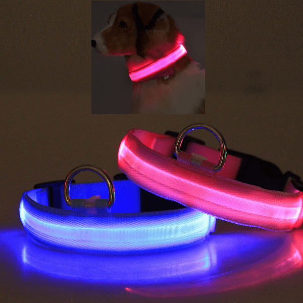 Dog and Pet Stuff LED PET Safety Halo Style Collar