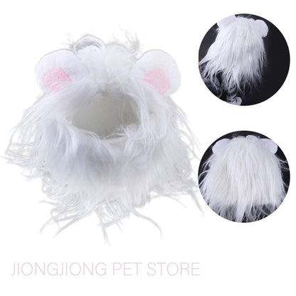 Dog and Pet Stuff Lion White / M Lion Mane Cat Costume