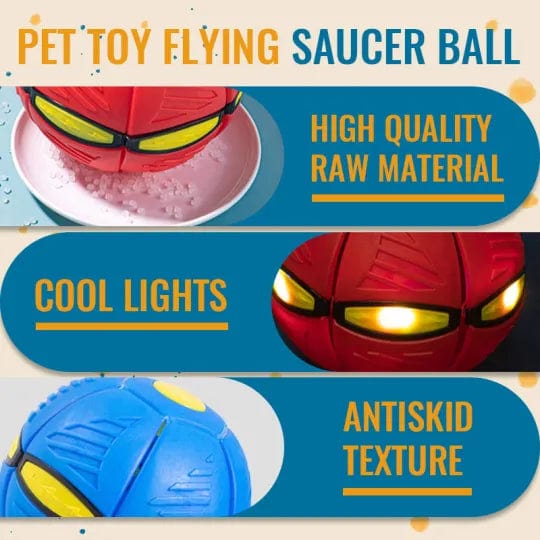 Dog and Pet Stuff Pet Flying Saucer Ball