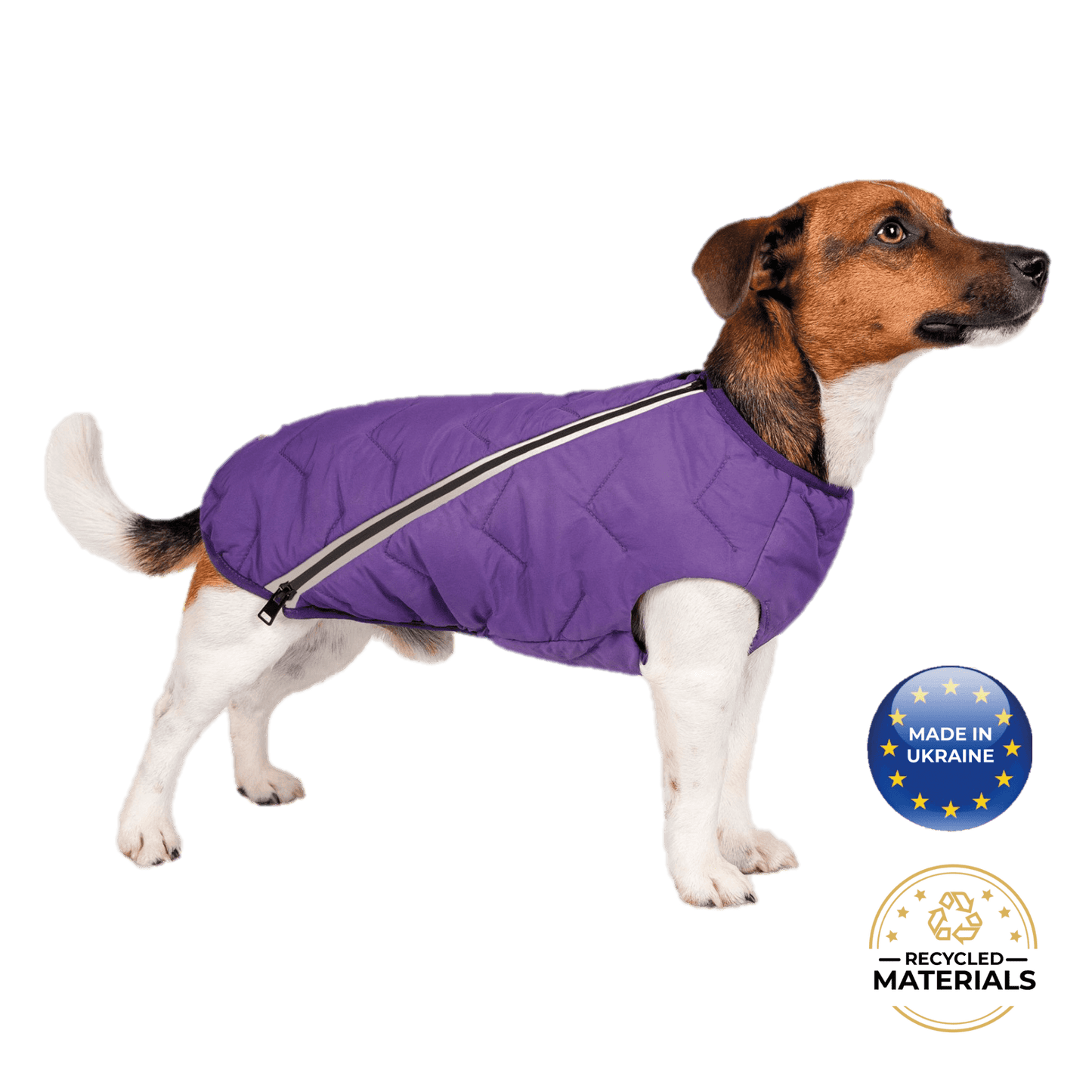 Dog and Pet Stuff Purple / XS Sustainable Eco-Friendly Dog Jacket / Vest - Made in Ukraine