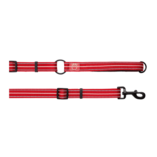 Dog and Pet Stuff Reflective Leash - EEZY-6 - Red