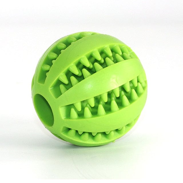Dog and Pet Stuff Rubber Ball Chew Toy Green / M-6cm Rubber Balls Chewing Pet Toys