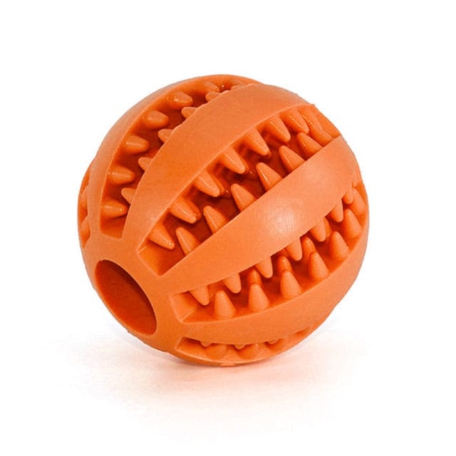 Dog and Pet Stuff Rubber Ball Chew Toy Orange / M-6cm Rubber Balls Chewing Pet Toys