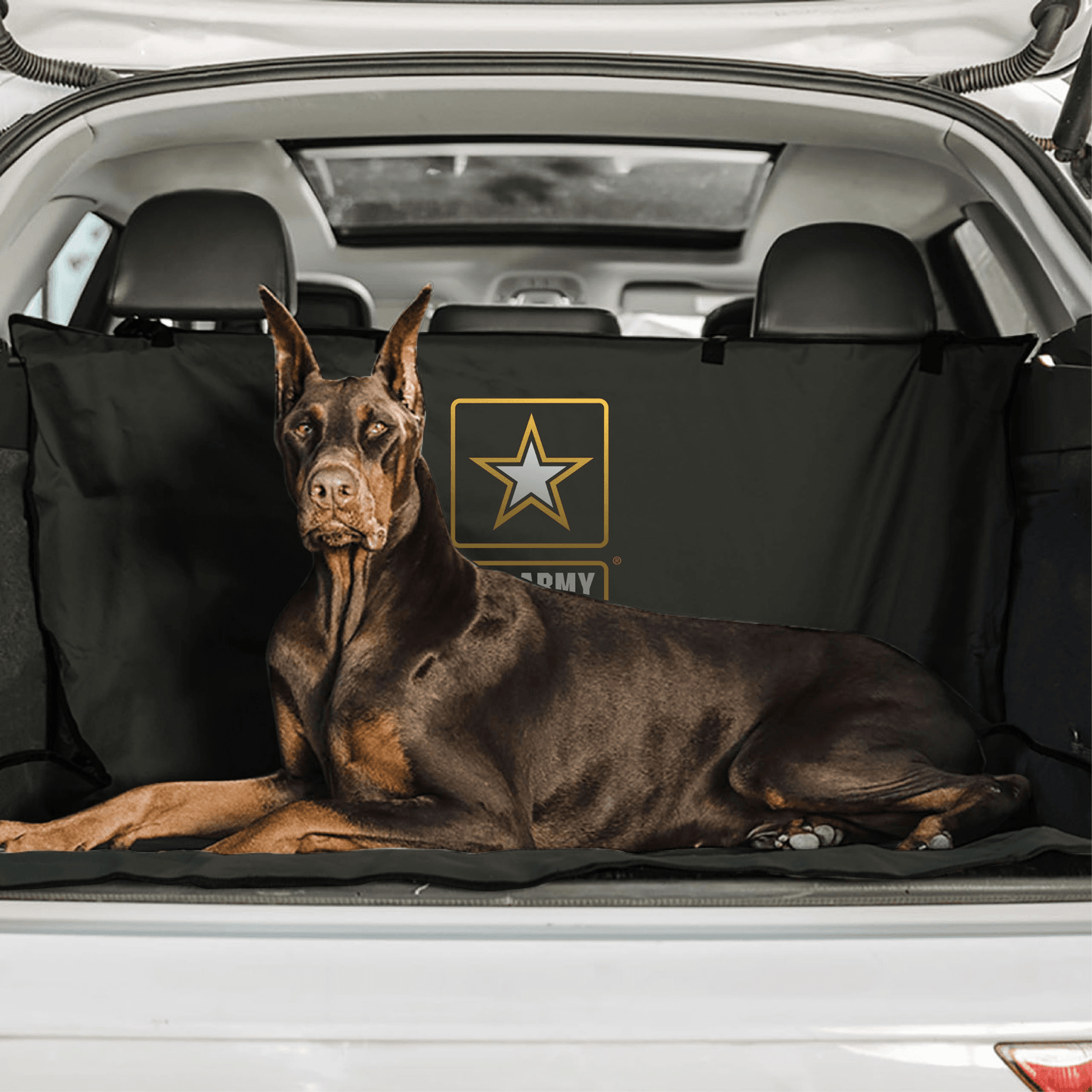 Dog and Pet Stuff US Army Car or SUV Cargo Pet Cover - Dark Camo