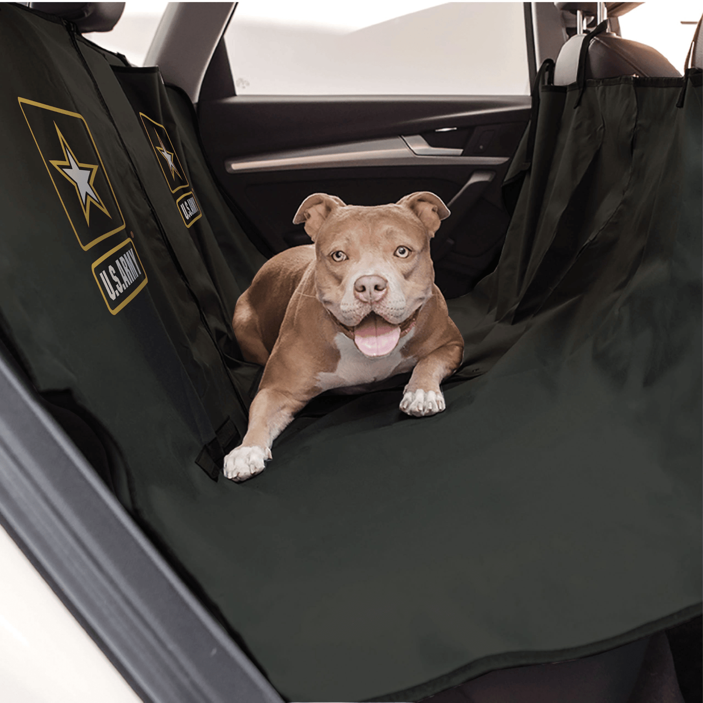 Dog and Pet Stuff US Army Car Seat Pet Hammock Cover  - Dark Camo