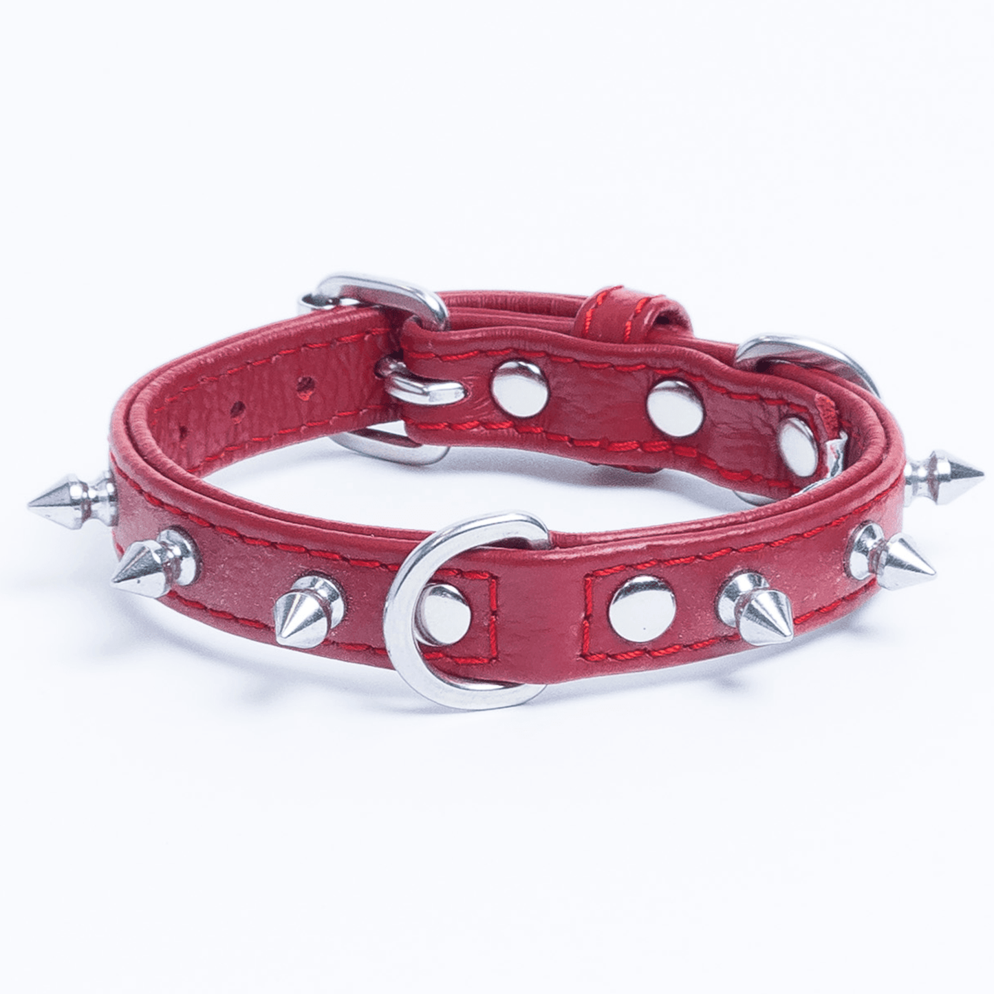 Dog and Pet Stuff Valentine Red / 12” x 5/8” Rotterdam Spiked