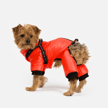 Dog and Pet Stuff Whistler Full Body Dog Snowsuit - Red