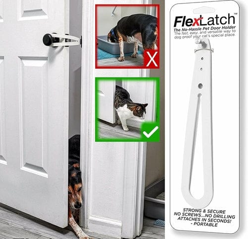 Dog and Pet Stuff White without Ears Pet Door Holder